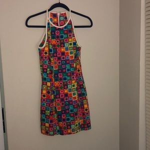60s/70s style halter top dress